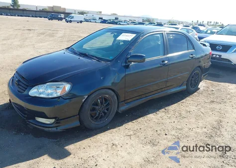 2004 Toyota Corolla S z USA, uszkodzony, nr VIN 1NXBR32E64Z214445